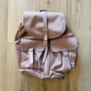Herschel Supply Co Dawson Ash Rose Drawstring Backpack Classic Minimalist Travel